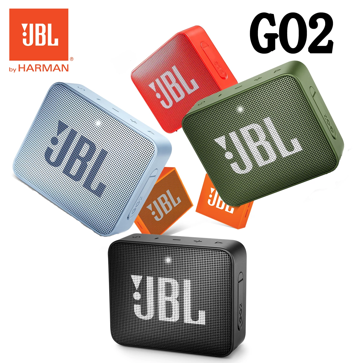 JBL GO 2 Wireless Bluetooth Speaker for Outdoor