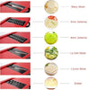 Stainless Steel 6 Blade Vegetable Slicer